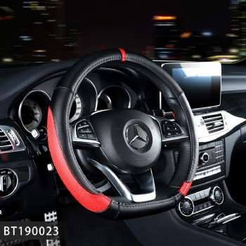 D Ring Car Steering Wheel Cover Leather