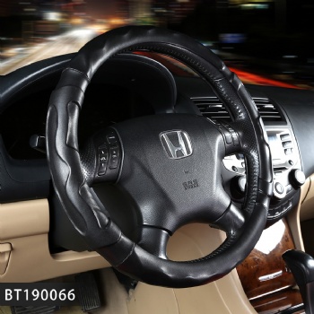 Sheepskin Car Steering Wheel Cover Handle Case