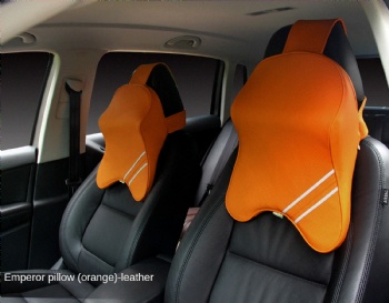 Luxury Leather Car Head Cushion Pillow
