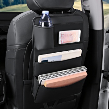 Leaether Car Backseat Storage Bag
