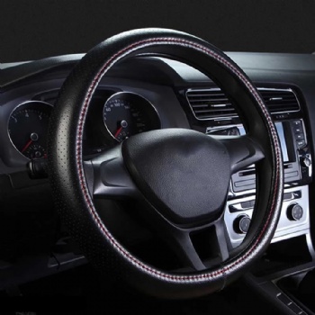 Breathable Car Steering Wheel Cover Genuine Leather