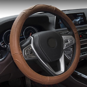 Genuine Leather Steering Wheel Cover Car Interior Accessories